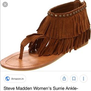 Steve Madden Surrie Fringe Sandals 8.5